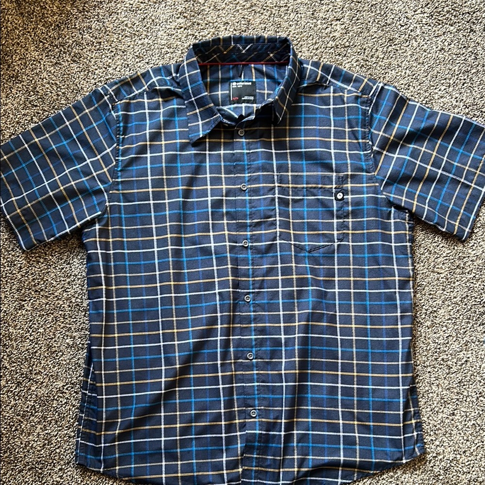 Marmot Blue Casual Button Down Shirt